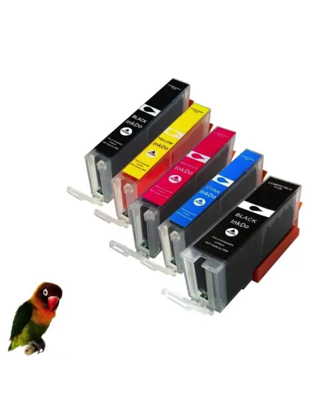 pack 5 tintas compatibles x CANON PIXMA TR7550 TR8550 TS6150 TS6151