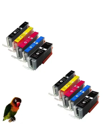 pack 5 tintas compatibles x CANON PIXMA TR7550 TR8550 TS6150 TS6151