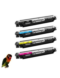 HP CE310A-CE311A-CE312A-CE313A Pack 4 tóners compatibles 