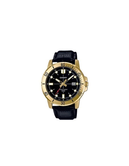 Reloj caballero CASIO analogico MTP-VD01GL-1EV correa de piel