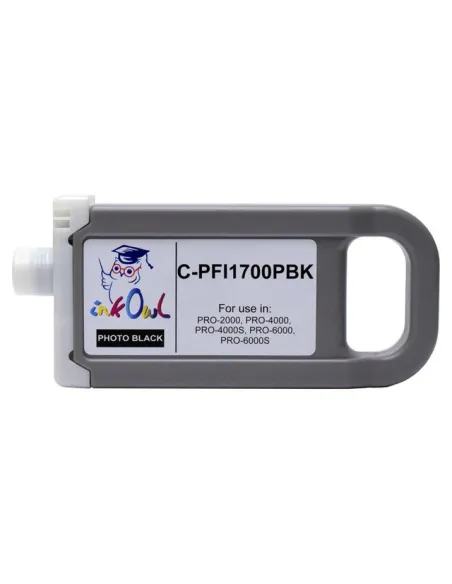 CANON PFI1700 / PFI1300 / PFI1100 NEGRO mate cartucho de tinta pigmentada compatible