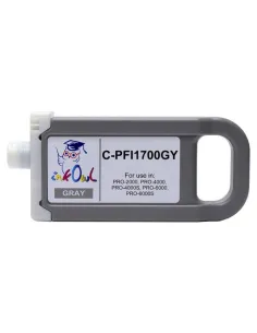CANON PFI1700 / PFI1300 / PFI1100 GRIS   cartucho de tinta pigmentada compatible