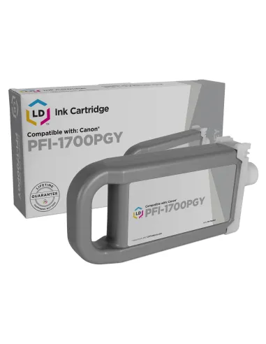 CANON PFI1700 / PFI1300 / PFI1100 GRIS FOTO   cartucho de tinta pigmentada compatible