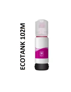 Bote de tinta compatible MAGENTA 102 para Epson EcoTank ET-2750 ET-3750 ET-4750