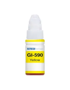 Bote de tinta compatible GI-590 AMARILLO para Canon Pixma G1510 G2510 G3510 G4410 G4510