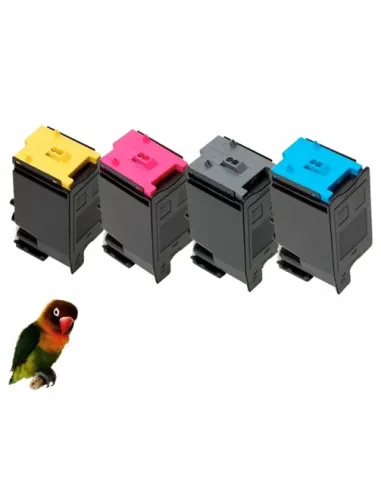 4 Toner compatibles MX-C30 GT con Sharp MX-C30 MX-C250 MX-C300 MX-C301