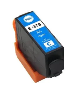 Tinta CIAN compatible T3792 378XL con Epson Expression Photo XP-8000 XP-8005  XP-8500 XP-8505 , HD XP-15000