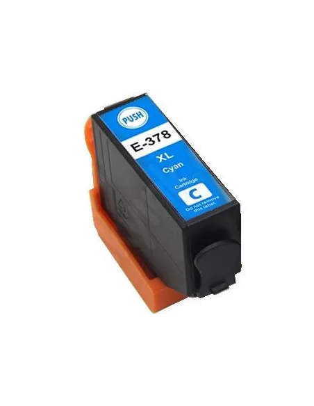 Tinta CIAN compatible T3792 378XL con Epson Expression Photo XP-8000 XP-8005  XP-8500 XP-8505 , HD XP-15000