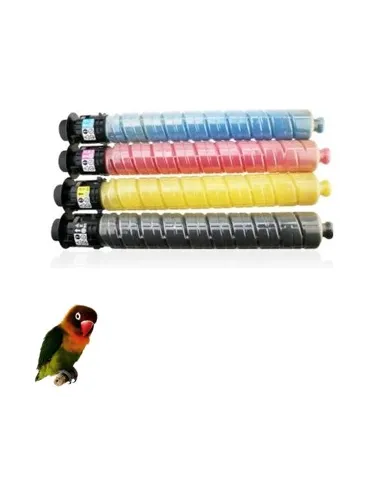 4 Toner compatibles para Ricoh AFICIO MP-C2004 MP-C2504