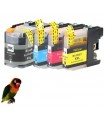 4 tintas compatibles Brother LC22E Brother MFCJ5920DW