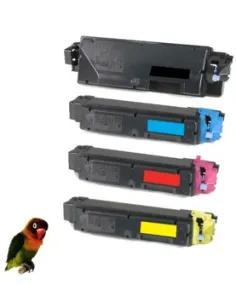 4 Toner compatibles con Kyocera Ecosys P7040 cdn TK-5160