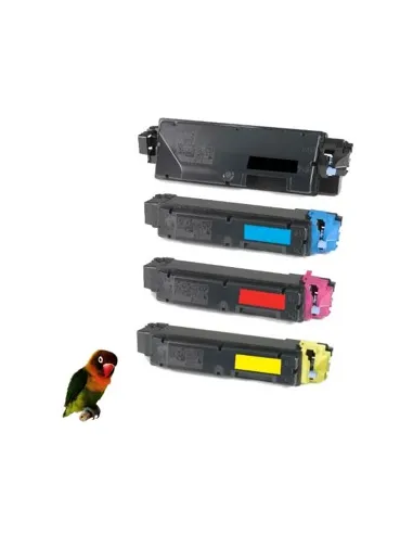 4 Toner compatibles con Kyocera Ecosys P7040 cdn TK-5160