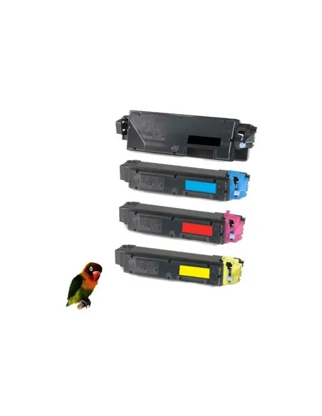 4 Toner compatibles con Kyocera Ecosys P7040 cdn TK-5160