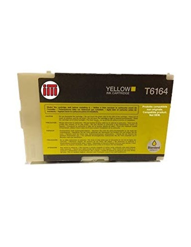 Tinta AMARILLO compatible T6164 para Epson B300 / B310 N / B500 DN / B510 DN