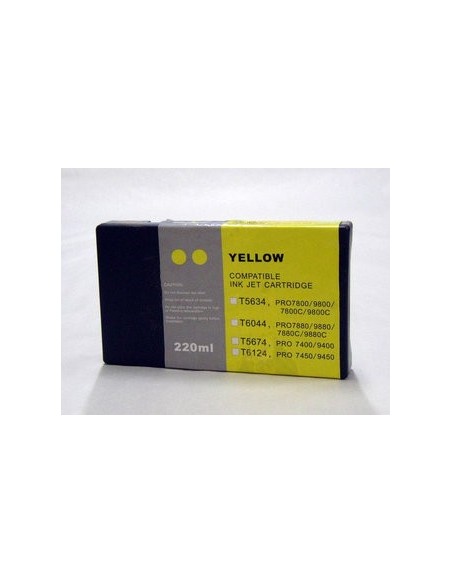 Tinta AMARILLO compatible para Epson Stylus Pro 7400 7450 7800 7880 9400 9450 9800 9880