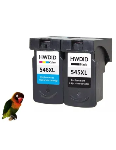 CANON PG-545XL NEGRO tinta compatible ALTA CAPACIDAD 8286B001 (muestra nivel tinta)