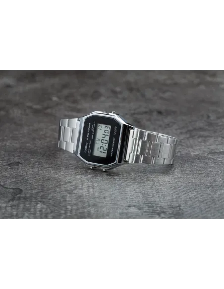 Reloj casio collection digital clásico retro A158WEA-1EF  multifuncional - acero inoxidable - wr