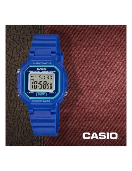 Reloj digital CASIO  LA-20WH-2AE correa azul UNISEX