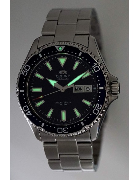 Reloj hombre automático Orient Kamasu Mako III Cristal Zafiro correa acero