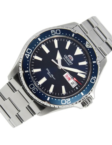 Reloj hombre automático Orient Kamasu Mako III Cristal Zafiro correa acero