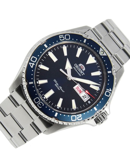 Reloj hombre automático Orient Kamasu Mako III Cristal Zafiro correa acero