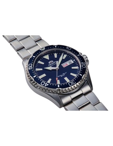 Reloj hombre automático Orient Kamasu Mako III Cristal Zafiro correa acero