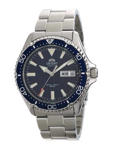Reloj hombre automático Orient Kamasu Mako III Cristal Zafiro correa acero