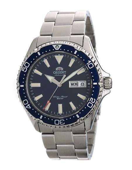 Reloj hombre automático Orient Kamasu Mako III Cristal Zafiro correa acero