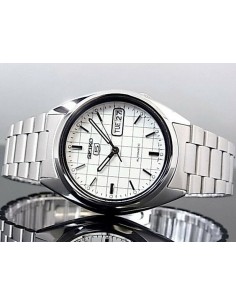 Reloj hombre automático Seiko SNXF05K1 Seiko 5 clásico acero 21 joyas 2