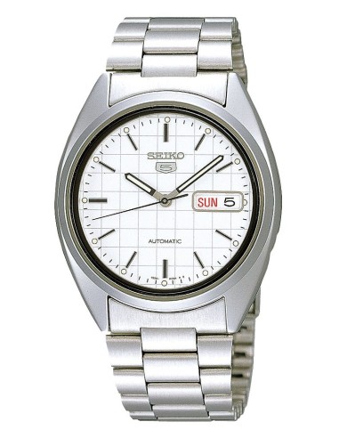 Reloj hombre automático Seiko SNXF05K1 Seiko 5 clásico acero 21 joyas