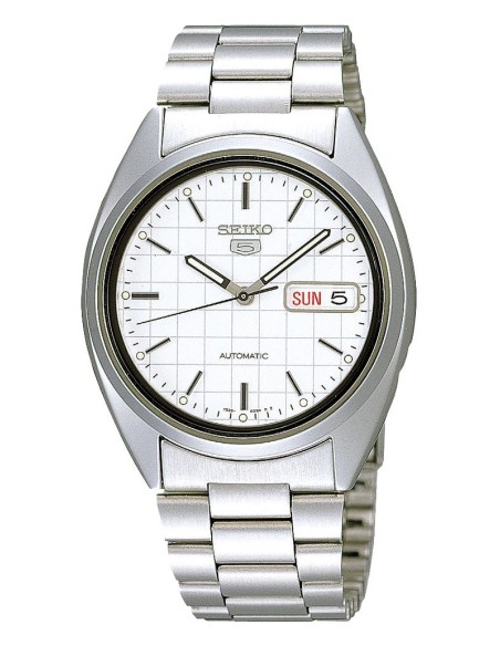 Reloj hombre automático Seiko SNXF05K1 Seiko 5 clásico acero 21 joyas