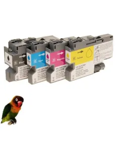 4 Tintas para Brother LC3237 HL-J6000 HL-J6100 MFC-J5945 MFC-J6945 MFC-J6947 COMPATIBLE 2