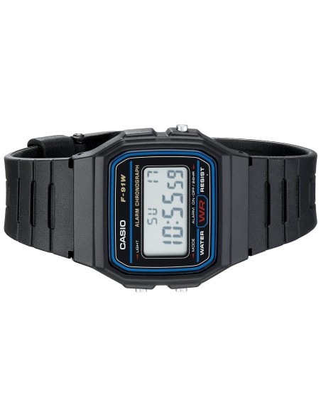 Reloj digital  Casio f91w retro - alarma (Original)