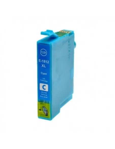 Cartucho de tinta compatible Cián T1812 18XL para Epson XP-30 XP-33 XP-102 XP-202 XP-205 XP-212 XP-215