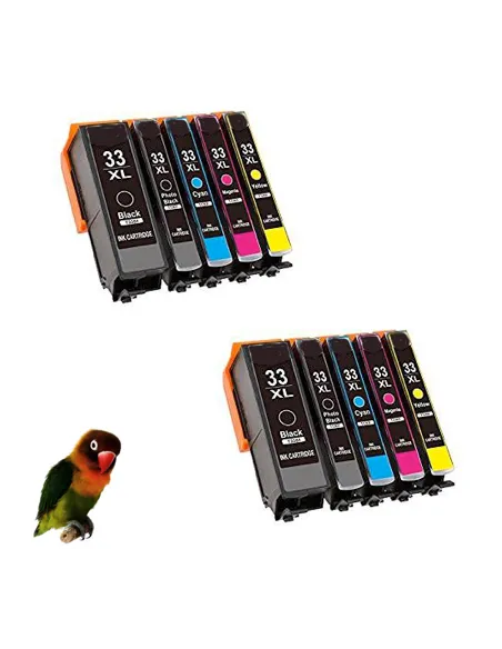 T3351/T3361/2/3/4 PACK 5 cartuchos compatibles Epson Xpression XP 530 XP 630 XP 635 XP 830