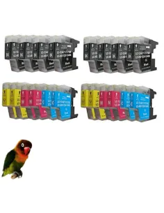 LC1240 BROTHER pack 20 cartuchos compatibles Brother LC1240 2