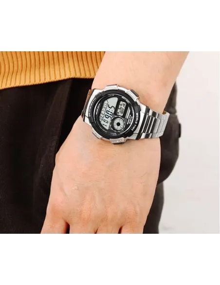 Reloj digital CASIO AE-1000WD-1AV 5 alarmas water resist 100m
