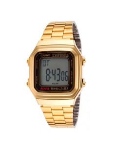 copy of reloj Casio clásico A178WA-1 plateado 2