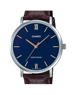 Reloj Casio analogico hombre MTP-VT01L-2B correa de piel 46 × 40 × 8.2 mm