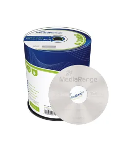 Mediarange dvd-r 16x tarrina 100 (azo dye)