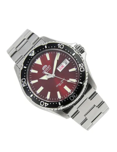 Reloj de buceo Automático Hombre Orient Kamasu RA-AA0003R dial rojo 42mm buceo correa acero 200m water resist