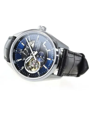 Reloj Automático Hombre Orient Star Skeleton RE-AV0005L zafiro correa cuero