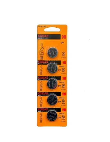 5 Kodak Pilas Boton Ultra Lithium CR2032 3V batterie