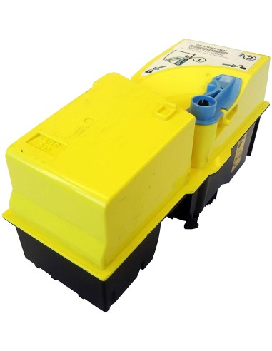 Toner AMARILLO compatible TK825 con Kyocera KM-C2500 Series KM-C2520 KM-C2525 KM-C3225 KM-C3232 KM-C4035 KM-C4535
