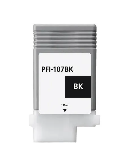 Cartucho de tinta compatible negro PFI-107BK Canon IPF680, 685, 780, 785, 770, 670