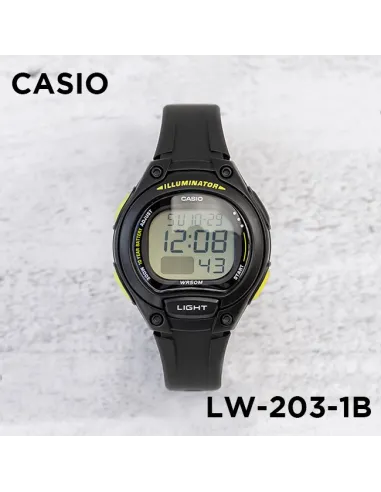 Reloj Casio Digital LW-203-1B UNISEX