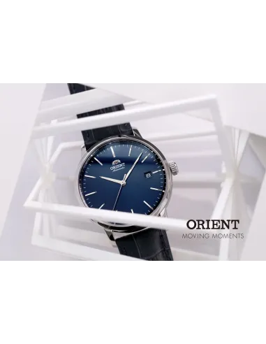 Reloj Automático Hombre Orient Sunray RA-AC0E04L correa cuero
