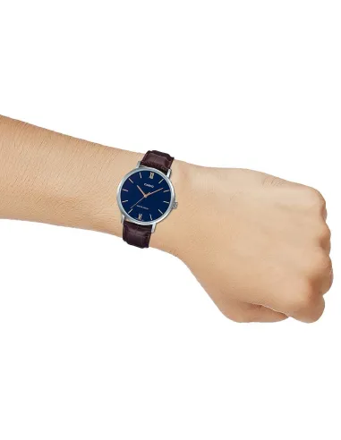 Reloj Casio analogico MTP-VT01L-2B correa de piel