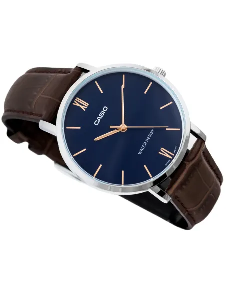Reloj Casio analogico MTP-VT01L-2B correa de piel
