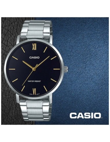 Reloj análogo de cuarzo Casio MTP-VT01D-1B